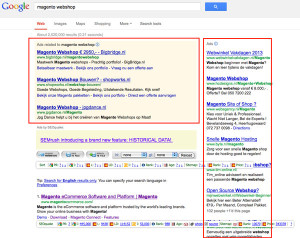 google adwords in de zoekresultaten