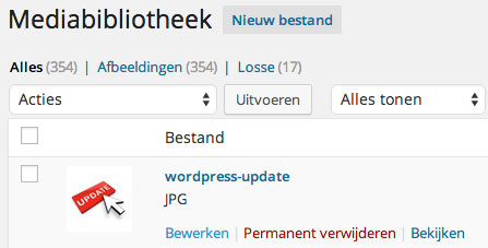 wordpress afbeelding bewerken