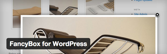 wordpress plugin fancybox