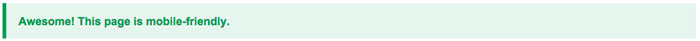 mobile friendly website