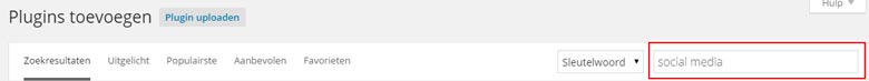 wordpress plugin zoeken