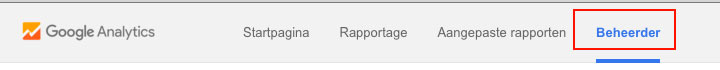 google analytics beheerder