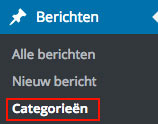wordpress categorieën