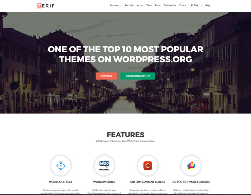 wordpress theme zeref lite