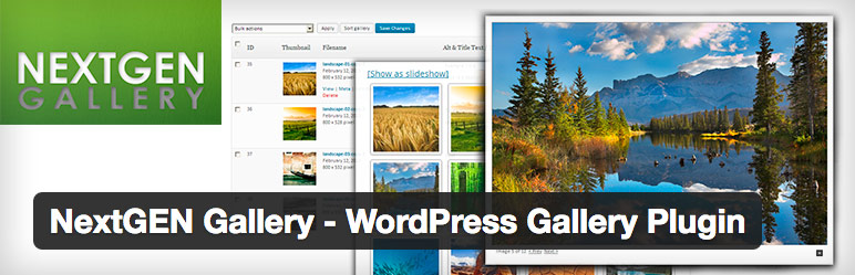 wordpress plugin nextgen gallery