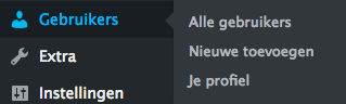 wordpress gebruiker aanpassen