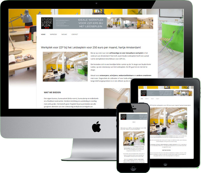 responsive website studio leidseplein