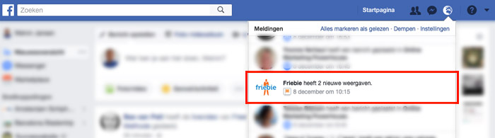 facebook nieuwe weergave